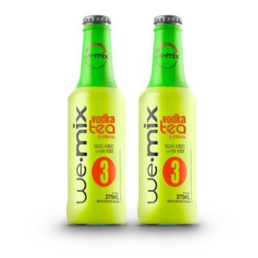 Imagem de We Mix 3  Frutas Verdes com Chá Verde, Kit com 2