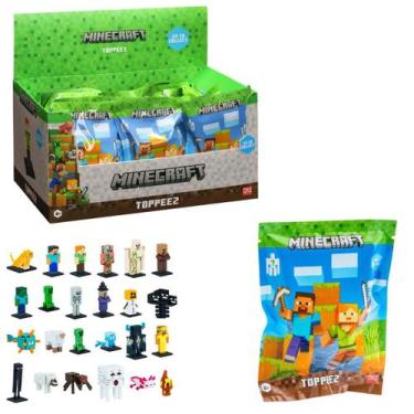 Imagem de Minecraft 3D Boneco Surpresa Colecionáveis Sortidos Br2551 - Multikids