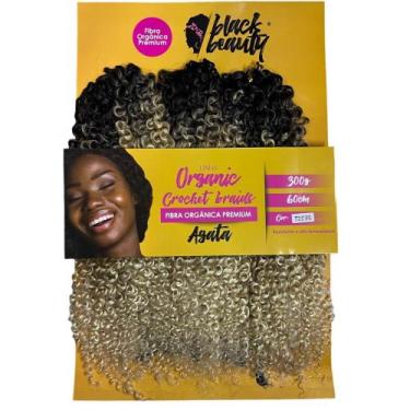 Imagem de Cabelo Fibra Orgânica Premium Crochet Braids Agata cor TT2/27/613 (60c