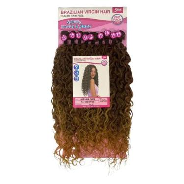 Imagem de Cabelo Cacheado Brazilian Virgin Hair Sleek Bio Vegetal Estilo Alessia