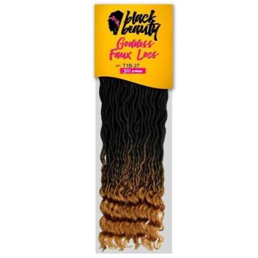 Imagem de Cabelo Fibra Orgánica Goddess Faux Locs cor T1B/27 (300g) - BLACKBEAUT