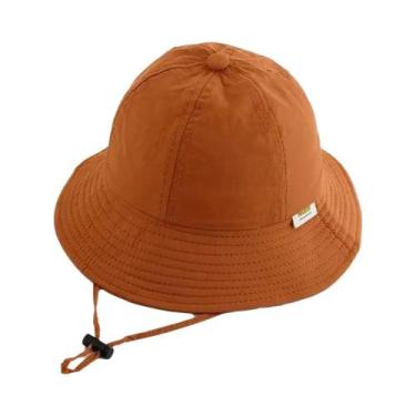 Imagem de Chapéu De Pescador De Algodão Para Bebês Meninos E Meninas, Boné Casua
