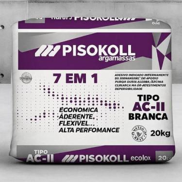 Imagem de Argamassa AC III Int/Ext 7 Em 1 Branca - Pisokoll