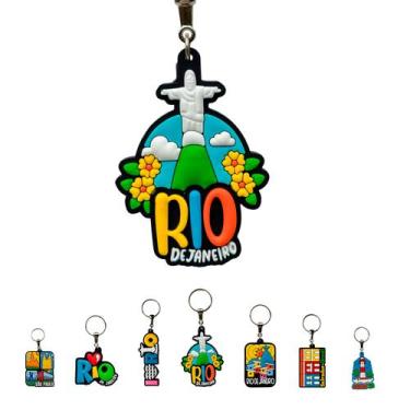 Imagem de Chaveiro de Borracha Turismo Cristo Redentor Rio de Janeiro - Portal d