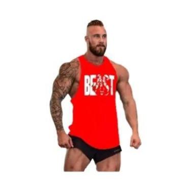 Imagem de Camiseta Regata Masculina Para Musculação, Fitness E Corrida Com Estam