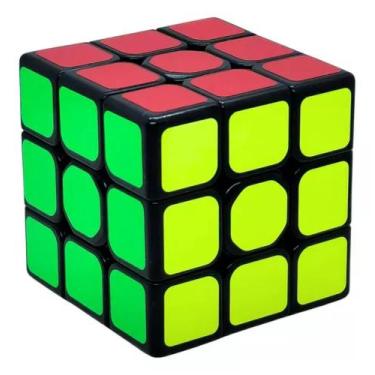 Imagem de Cubo Mágico 3x3x3 Profissional Qiyi - Preto - Original