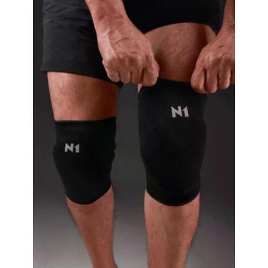 Imagem de Joelheira com Proteção - Linha SLIDE - N1Sport, Preto, M
