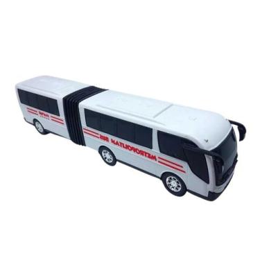 Imagem de Ônibus Articulado Brinquedo Sanfonado Grande Plástico - Diverplas, Bra