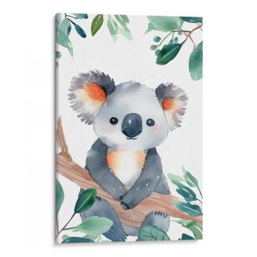Imagem de Quadro decorativo Infantil - O Coala e a Magia da Natureza - Art Canva