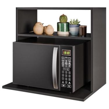 Imagem de Suporte Microondas Nicho Luara BP 60 cm Eratto Moveis - Milani Store, 