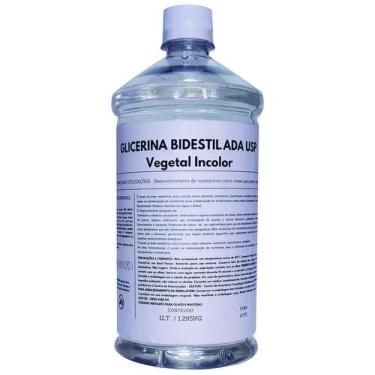 Imagem de Glicerina Bidestilada Usp 100 Vegetal Alimentícia 1,29kg Kosher grau a