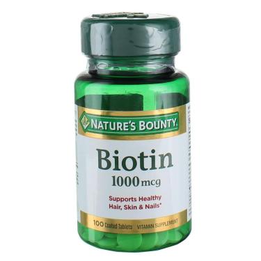 Imagem de Suplemento Nature'S Bounty Energy Health Biotina 1000Mcg 100-Unissex