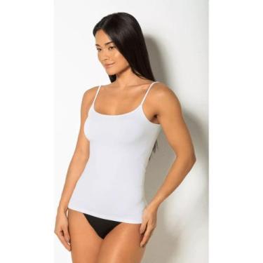 Imagem de Camiseta Alça Sem Costura Trifil 4151 Casapaula, Branco, P
