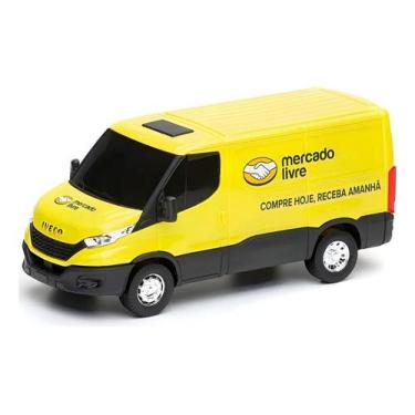 Imagem de Brinquedo Carrinho Miniatura Van Do Livre Cor Amarelo - Magalu Marketp