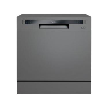 Imagem de Lava Louças 8 Serviços Cinza Midea, Cinza, 110V