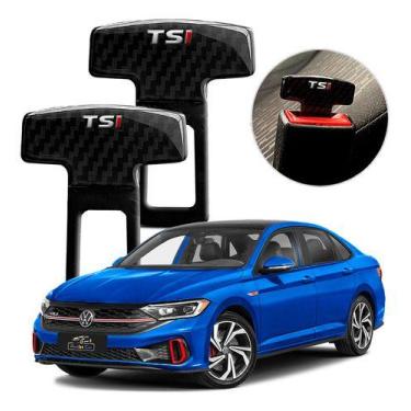 Imagem de Par Trava Fivela De Cinto Anti Som Tsi Jetta Virtus T-cross - Emblemat