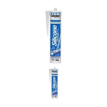 Imagem de Kit 2 Adesivo Silicone Maxx Acetico P Aquario 280g Tekbond