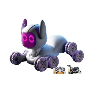 Imagem de Carrinho Robô RC De Controle Remoto 2.4G Com Sensor De Toque, Música E