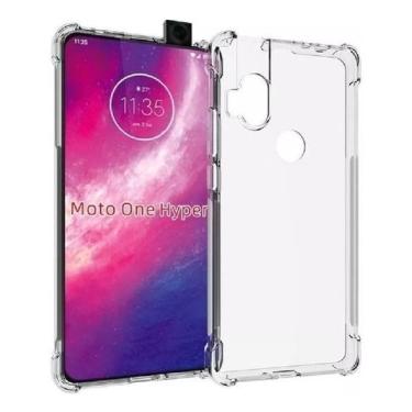 Imagem de Capa TRANSPARENTE TPU AntiShock Compatível MOTO ONE HYPER - HREBOS