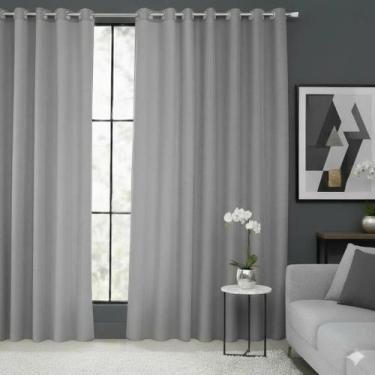 Imagem de Cortina Eclipse Lisa 2,80m x 1,80m Forro Corta Luz 100 PVC Taty Decor 