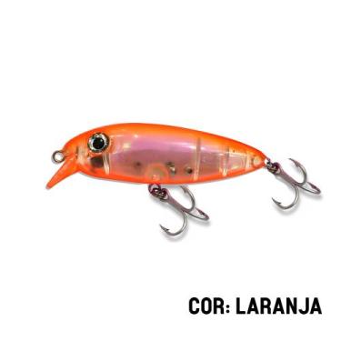 Imagem de Isca Artifícial Meia Àgua Manjubinha 9g 7cm - KV Iscas, Laranja