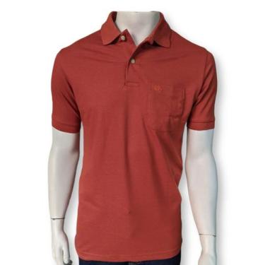 Imagem de Camisa Polo Malha Piquet 1140 com bolso Masculina manga curta ATÉ X3 -