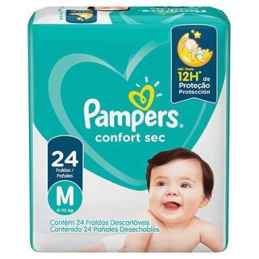 Imagem de FRALDA PAMPERS CONFORT SEC JUMBO M/24un