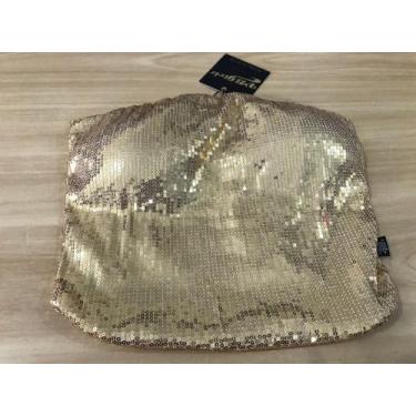 Imagem de Blusa Cropped em Paetê Brilhosa sem alça com Bojo Feminina - VB Girls,