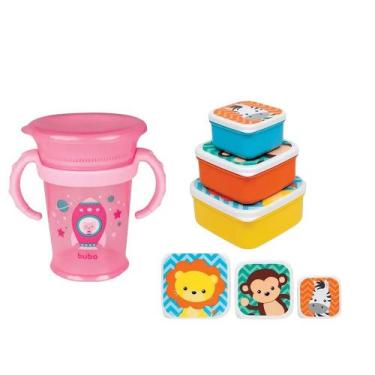 Imagem de kit Copo 360 210ml e Pote fun ccom 3und Buba
