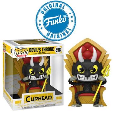 Imagem de Boneco Cuphead Devils Throne Pop Funko 898 Original Games - 8896986141