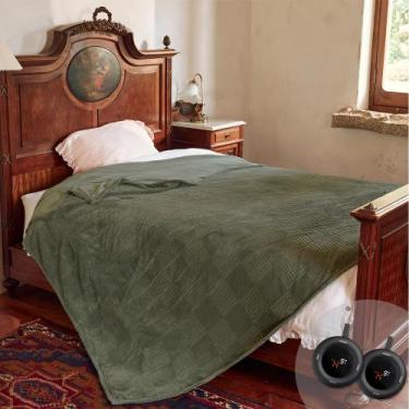 Imagem de Cobertor elétrico Exciting Home Queen Size com controle duplo - Texcit