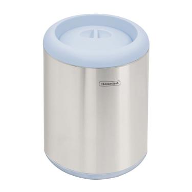 Imagem de Recipiente Multiuso com Tampa 7L Aço Inox Abertura Manual Modelo 94540039 Prata Tramontina