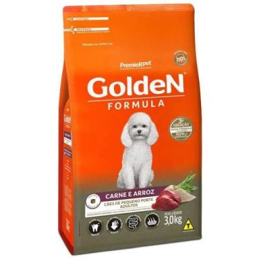 Imagem de Ração Golden Formula para Cães Adultos de Pequeno Porte Sabor Carne e 
