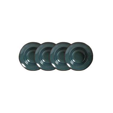 Imagem de Conjunto de Pratos de Sobremesa Porto Brasil Orgânico Oceano 250ml - 4 Peças
