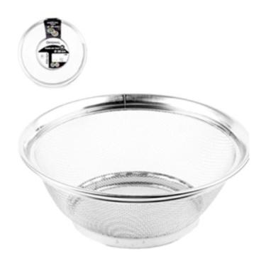 Imagem de Escorredor cesto de inox multiuso para arroz massa e alimentos de cozi