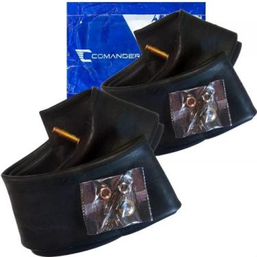 Imagem de Par Câmara De Ar Moto Aro 18 Cg Titan Fan 125 150 160 Ybr - Comander