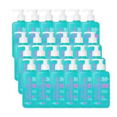 Imagem de Kit 24 Gel Limpeza Facial Hater Oleosidade 240ml Labotrat