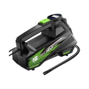 Imagem de Inflador De Carro Portátil Com Fio 150PSI Com Iluminação Para Carros, 