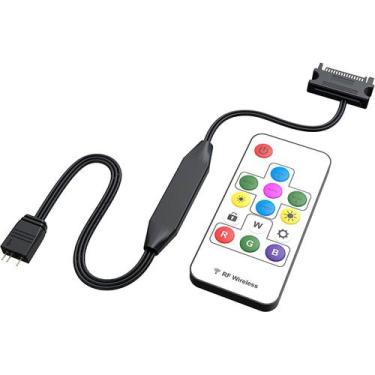 Imagem de Controlador RGB Endereçável 5V Akasa Vegas AK-RLC-02 - com Controle Re