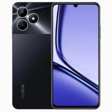 Imagem de Celular Realme Note 50 64GB Memória 3GB RAM, 4G, Midnight Black Preto,