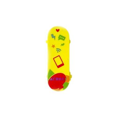 Imagem de Borracha Skate ACRILEX Amarelo, Amarelo