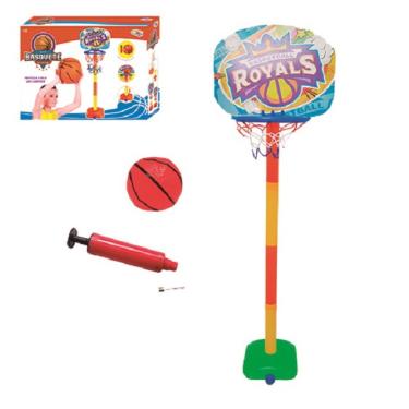 Imagem de Basquete Royals Com Pedestal Bola E Bomba Na Caixa 1,10m