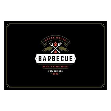 Imagem de Tábua retangular Barbecue em vidro L30xP20cm