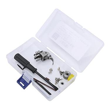 Imagem de Pés de máquina de costura, pé calcador de rolo pé todo-poderoso substituição 19 peças para iniciantes