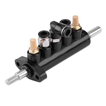 Imagem de KIMISS Válvula de controle de ar para carro Válvula de pedal para trocador de pneu suprimentos de máquina, ferramenta tipo A, liga de alumínio (preta) KIMISS B KIMISSdczat54bk1-02