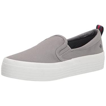 Imagem de Sperry Tênis feminino Crest Vibe Platform Mule, Cinza, 9.5