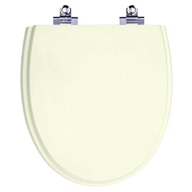 Imagem de Assento Sanitário Laqueado Soft Close Eros Biscuit (bege claro) para vaso Incepa