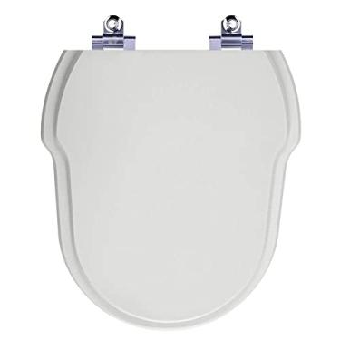 Imagem de Tampa De Vaso Sanitario Com Amortecedor Hampton Cinza Platina Para Bacia Incepa Laufen