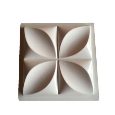 Imagem de Forma 3d Gesso Floral 29x29cm ABS 1,5mm Molde para Gesso Ou Cimento 3d