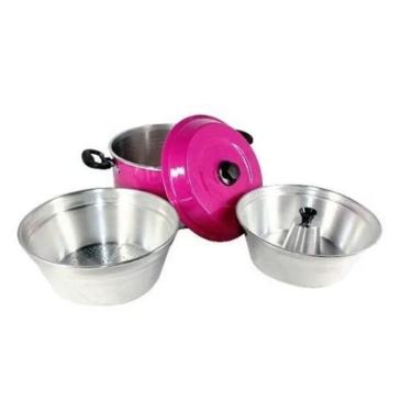 Imagem de Conjunto 6x1 Cozimento A Vapor Continental Rosa (3pçs)